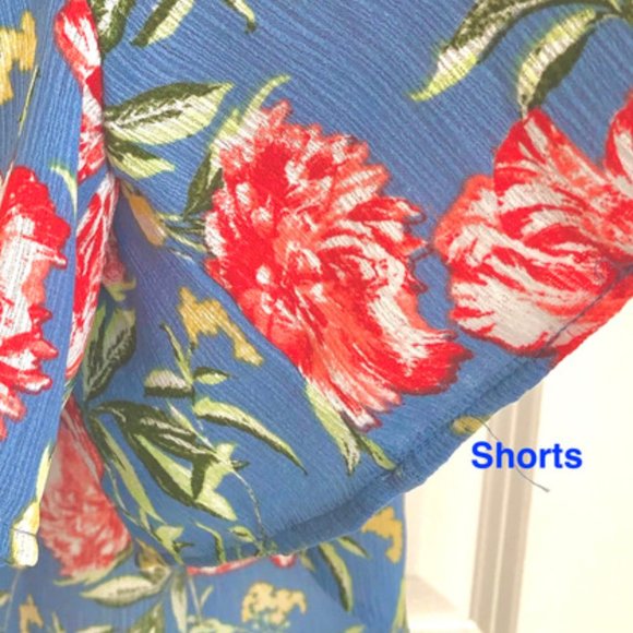 Floral Waterfall Combo Romper / Shorts/ Sundress - Picture 7 of 8